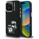 Muud kaubad Karl Lagerfeld  Karl Lagerfeld Silicone Karl&Choupette Sketch MagSafe Case for iPhone 16 Pro - Black 