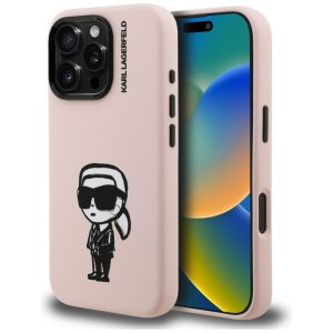 Other goods Karl Lagerfeld  Karl Lagerfeld Silicone Karl Sketch MagSafe Case for iPhone 16 Pro Max - Pink 
