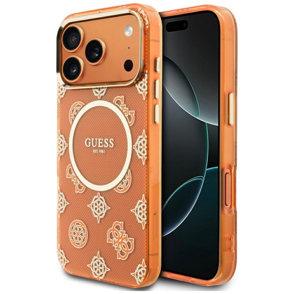 Other goods Guess Guess IML Peony Dot MagSafe Case for iPhone 17 Pro Max - Orange