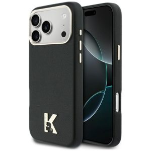 Kitos prekės Karl Lagerfeld  Karl Lagerfeld Karl Head Logo MagSafe Case for iPhone 17 Pro Max - Black 