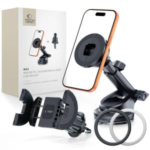 Muud kaubad Tech-Protect  Tech-Protect N62 MagSafe Cockpit Car Mount - Black 