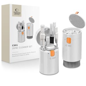 Muu arvutitarvik Tech-Protect  Tech-Protect 20-in-1 Multifunctional Cleaning Kit for Phone, Tablet, Laptop, and Headphones - White 