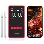 Nutikas seade Metapen  Meatmeet X Pro Kitchen Thermometer with Bluetooth/WiFi App for Grill, Oven, Smoker - Black 