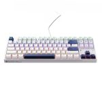 Kompiuterio klaviatūra Machenike  Machenike K500B-B87 Wired Mechanical Gaming Keyboard with Backlight, Red Switch - White 