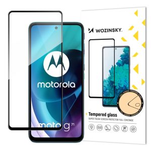 Other goods Wozinsky  Wozinsky Tempered Glass Full Glue Super Tough Screen Protector Full Coveraged with Frame Case Friendly for Motorola Moto G71 5G black 