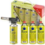 Citas preces Meva  Creme Brulle 1kW universal catering gas burner SET 