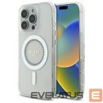 Other goods Guess  Guess IML Rhinestones MagSafe Case for iPhone 16 Pro Max - White 