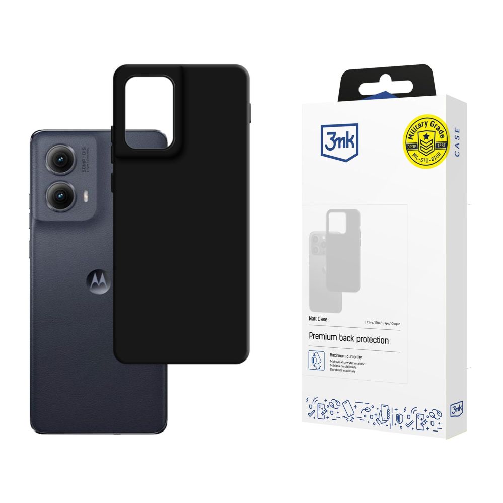 Kitos prekės 3MK 3mk Matt Case for Motorola Edge 2024 - Black