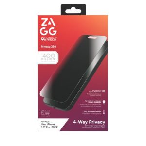 Muud kaubad Zagg  ZAGG InvisibleShield Glass Elite Privacy 360 for iPhone 16 Pro Max 