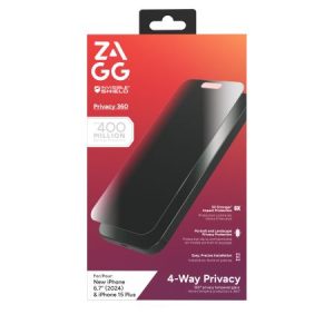 Muud kaubad Zagg  ZAGG InvisibleShield Glass Elite Privacy 360 for iPhone 15 Plus / 16 Plus 