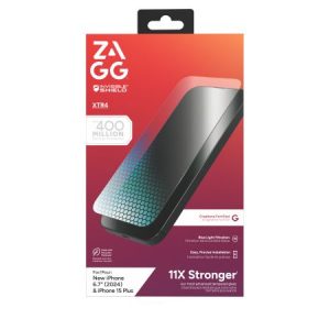 Muud kaubad Zagg  ZAGG InvisibleShield Glass XTR4 Graphene Protective Glass with Blue Light Filter for iPhone 15 Plus / 16 Plus 