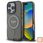 Kitos prekės Guess  Guess IML Glitter Circle MagSafe case for iPhone 16 Pro Max - black 