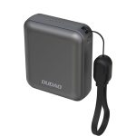 Power bank Dudao  Dudao K22+ Ultra-Compact Power Bank 10000mAh 22.5W USB-C with Pendant/Cable - Gray 