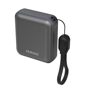 Väline aku Dudao  Dudao K22+ Ultra-Compact Power Bank 10000mAh 22.5W USB-C with Pendant/Cable - Gray 