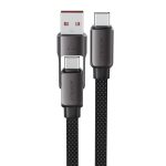 Muud kaubad Acefast  Acefast C13-05 USB-C - USB-A / USB-C Cable 480Mb/s 3A 0.2m - Black 