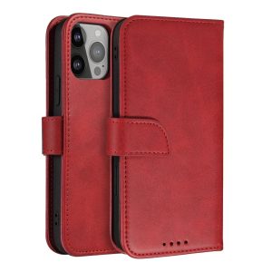 Other goods Hurtel  Magnet Case with Flip for Samsung Galaxy S25 - Red 