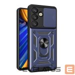 Other goods Hurtel  Hybrid Armor Camshield with Camera Cover and Metal Ring for Samsung Galaxy S25 - Blue 