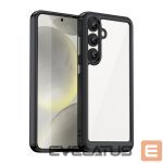 Kitos prekės Hurtel  Outer Space Case with Gel Frame for Samsung Galaxy S25 - Black 