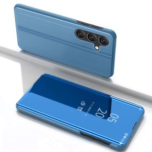 Other goods Hurtel  Clear View Case for Samsung Galaxy S25+ Cover with Flip - Blue 