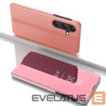 Other goods Hurtel  Clear View Case for Samsung Galaxy S25+ Cover with Flip - Pink 