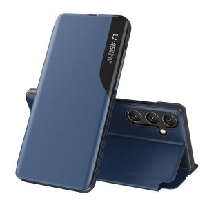 Other goods Hurtel  Eco Leather View Case for Samsung Galaxy S25+ with Flip and Stand - Blue 