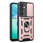 Другие товары Hurtel  Hybrid Armor Camshield with Camera Cover and Metal Ring for Samsung Galaxy S25+ - Pink 