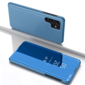Other goods Hurtel  Clear View Case for Samsung Galaxy S25 Ultra Flip Cover - Blue 