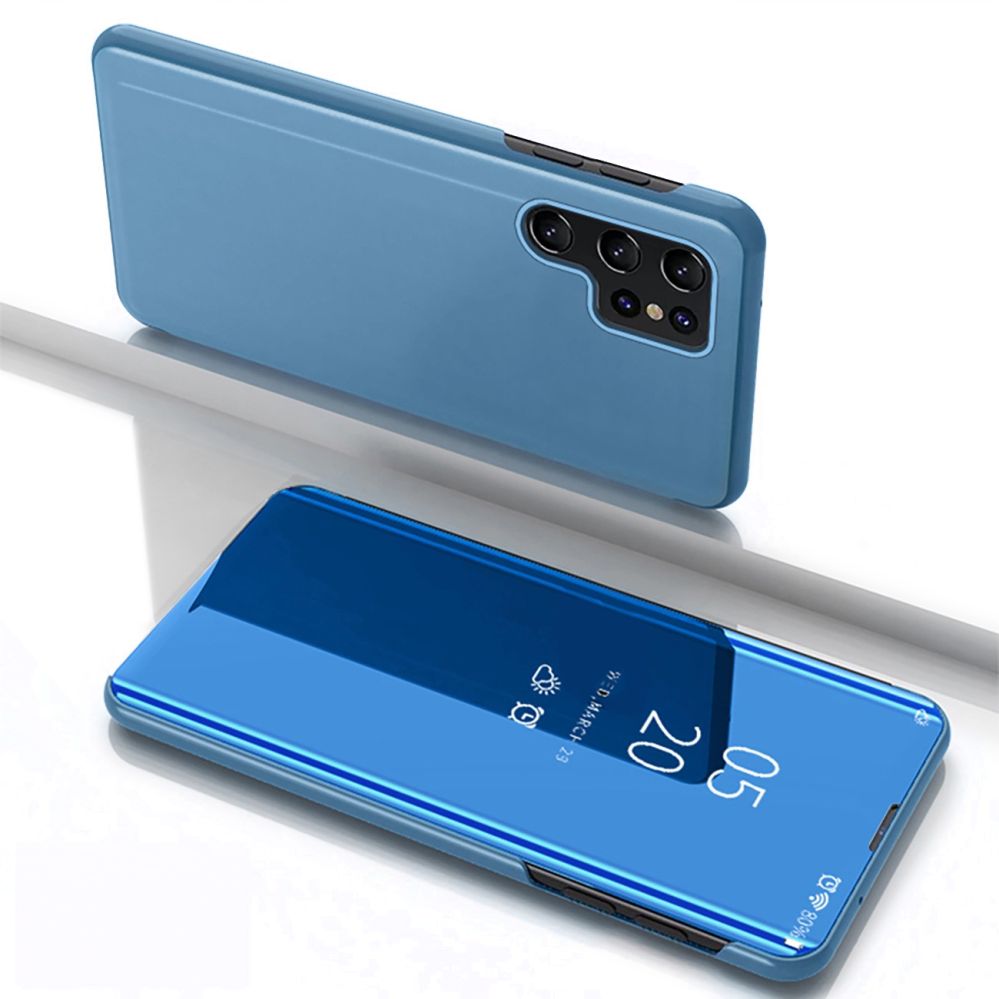 Other goods Hurtel Clear View Case for Samsung Galaxy S25 Ultra Flip Cover - Blue