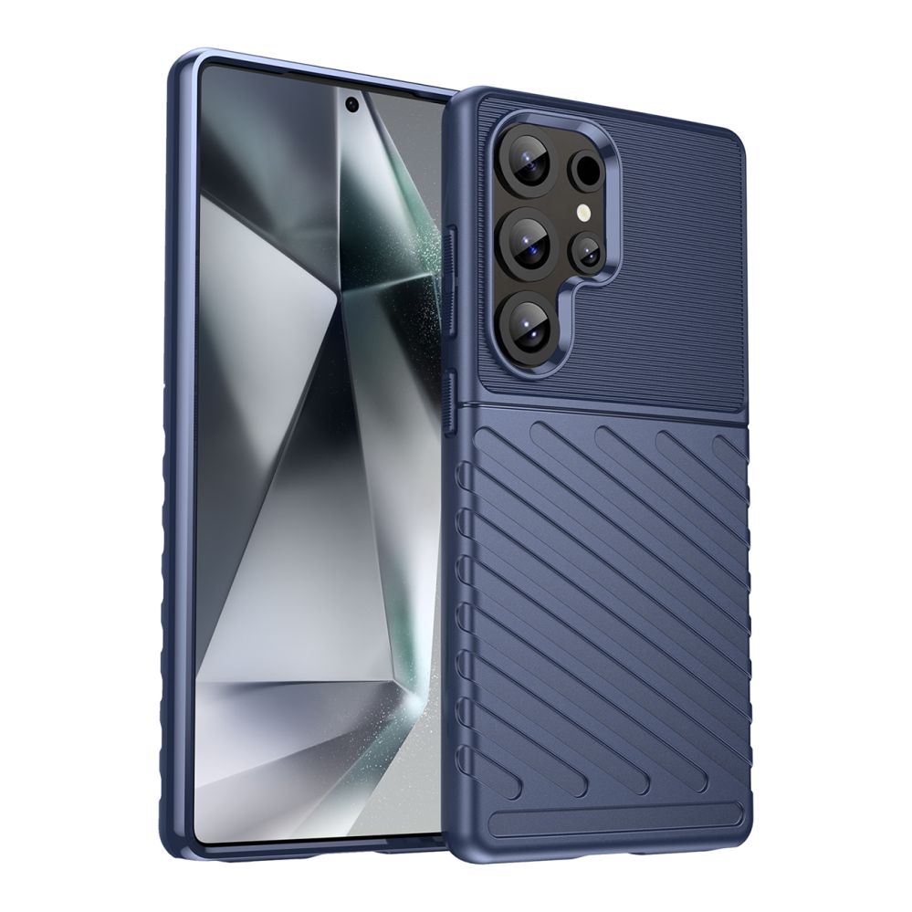 Muud kaubad Hurtel Thunder Case Samsung Galaxy S25 Ultra Silicone Armored Case - Blue