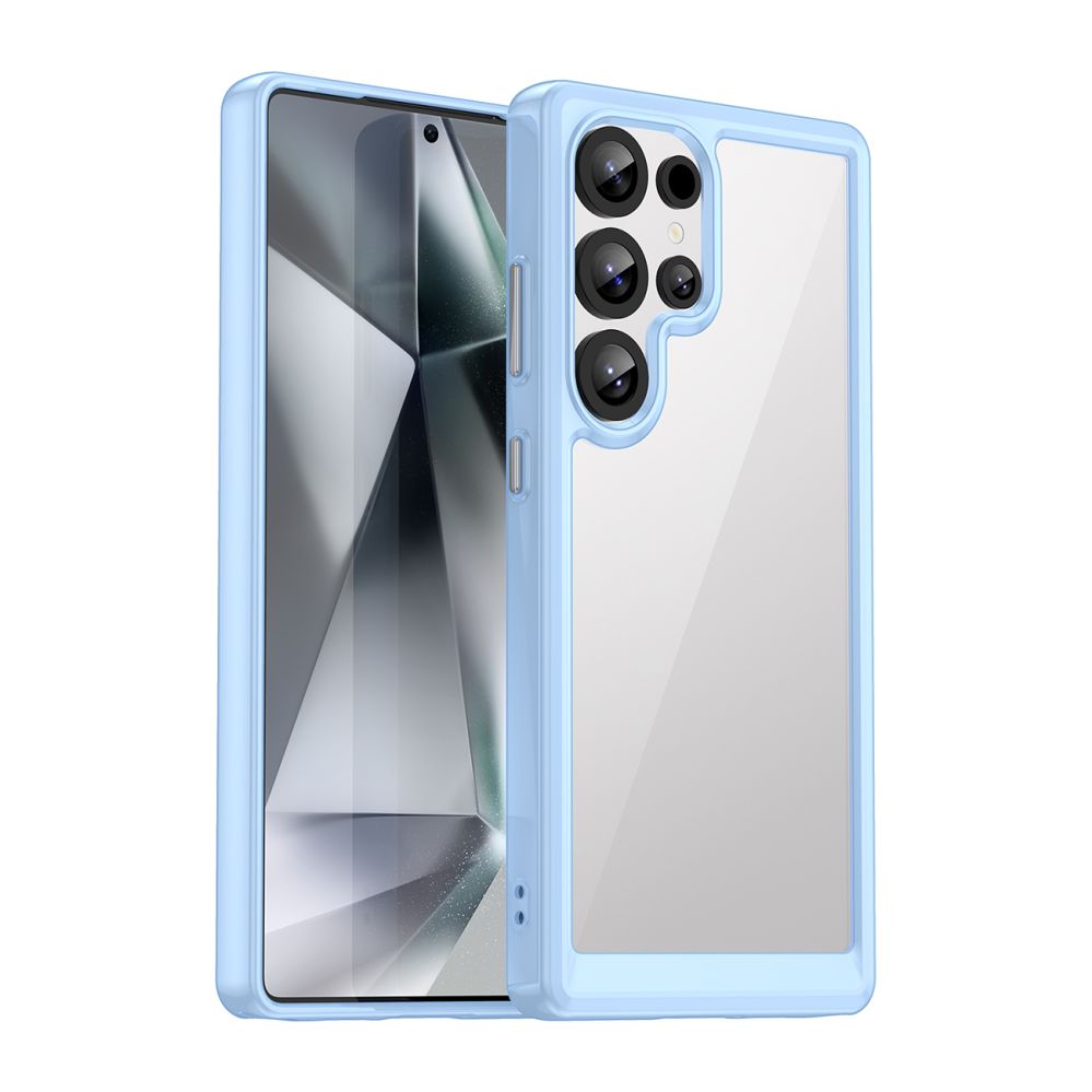 Muud kaubad Hurtel Outer Space Case with Gel Frame for Samsung Galaxy S25 Ultra - Blue