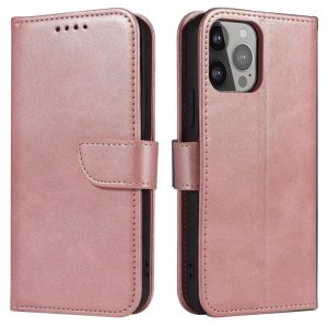 Other goods Hurtel  Magnet Case with Flip for Samsung Galaxy S24 FE - Pink 