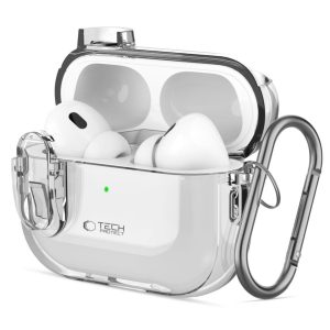 Muud kaubad Tech-Protect  Tech-Protect Slim Hook Case for AirPods 1 / 2 - Clear 