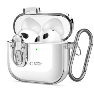 Muud kaubad Tech-Protect  Tech-Protect Slim Hook Case for AirPods 4 - Clear 