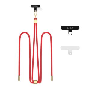 Muud kaubad Tech-Protect  Tech-Protect C2S Rope Crossbody Strap Leash - Red 