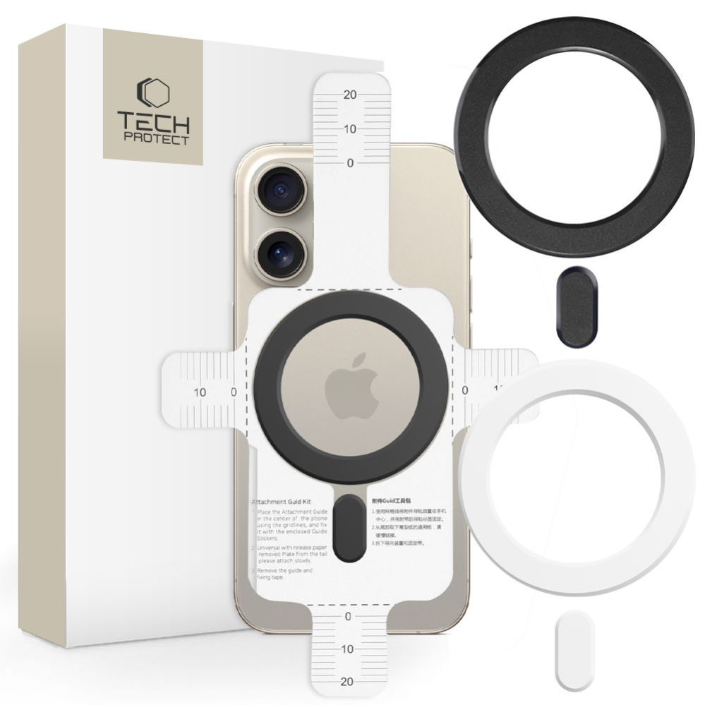 Other goods Tech-Protect Ring Tech-Protect MMP-100 with MagSafe (2 pcs.) - white - black