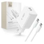 Other goods Tech-Protect  Tech-Protect NC45W-GAN 2-PORT PD45W Charger + TYPE-C CABLE - white 