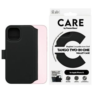 Citas preces Panzer Glass  CARE by PanzerGlass Feature Tango 2in1 Wallet MagSafe Case for iPhone 15 - Black 