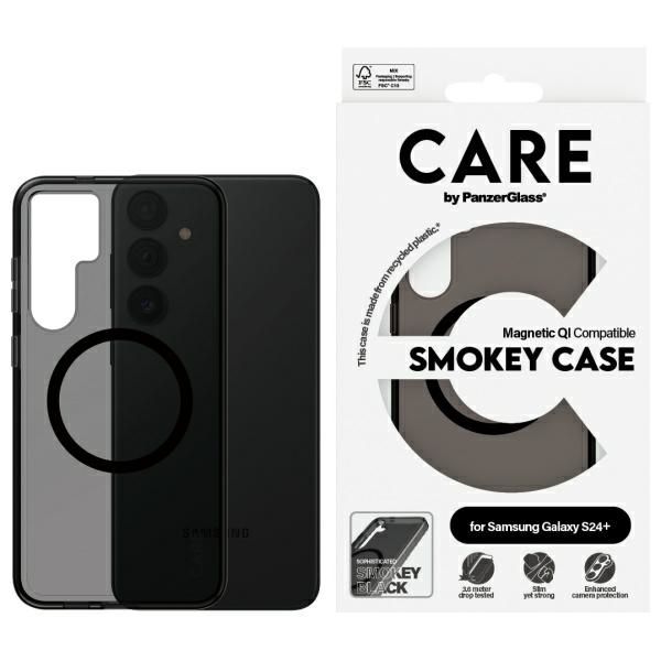 Citas preces Panzer Glass CARE by PanzerGlass Flagship QI Case for Samsung Galaxy S24+ - Black