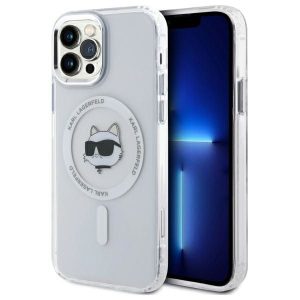 Other goods Karl Lagerfeld  Karl Lagerfeld IML Metal Choupette Head MagSafe iPhone 12 Case - White 