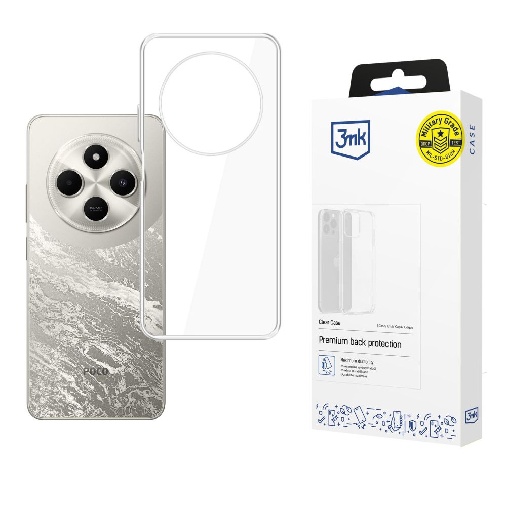 Kitos prekės 3MK 3mk Clear Case for Xiaomi Poco C75 - transparent