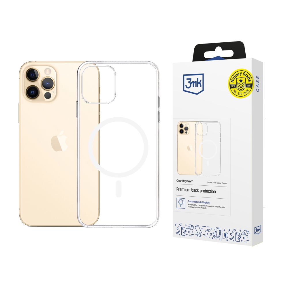 Другие товары 3MK 3mk Clear MagCase Case for Apple iPhone 12 Pro Max - Transparent