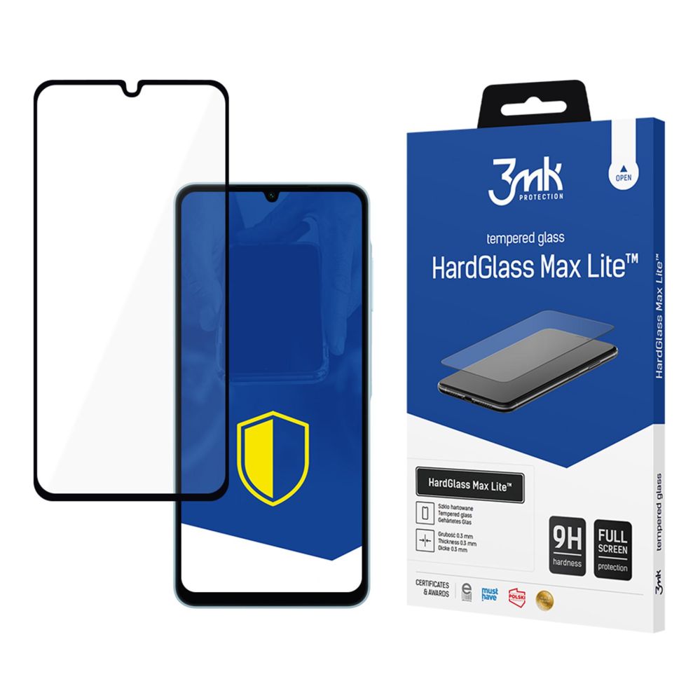 Muud kaubad 3MK Tempered glass 3mk HardGlass Max Lite Black for Samsung Galaxy A06
