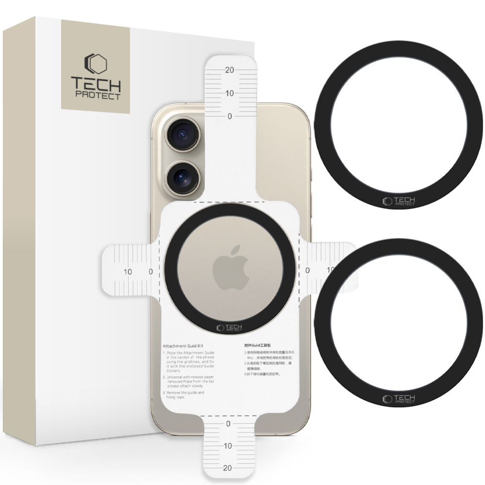 Другие товары Tech-Protect Tech-Protect MMP-110 2in1 MagSafe Ring - Black / Black