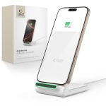 Kitos prekės Tech-Protect  Tech-Protect QI15W-A40 Wireless Charger - White 