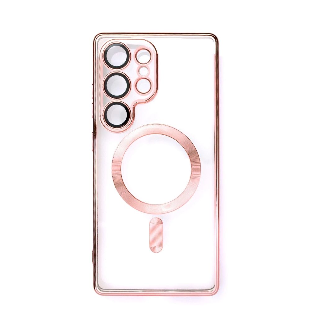Чехол на заднюю панель Hurtel Electroplated Case with MagSafe for iPhone 16e - Pink