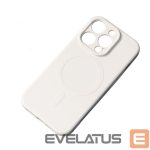 Back panel cover Hurtel  Samsung Galaxy A26 5G Silicone Case with MagSafe - Beige 