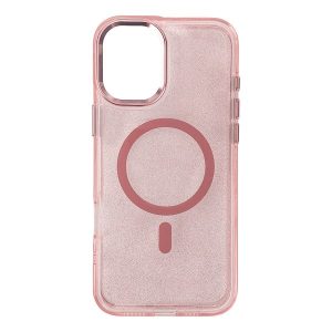 Nugarėlės dėklai Hurtel  Glitter Case with MagSafe for Samsung Galaxy S25 Edge - Pink 
