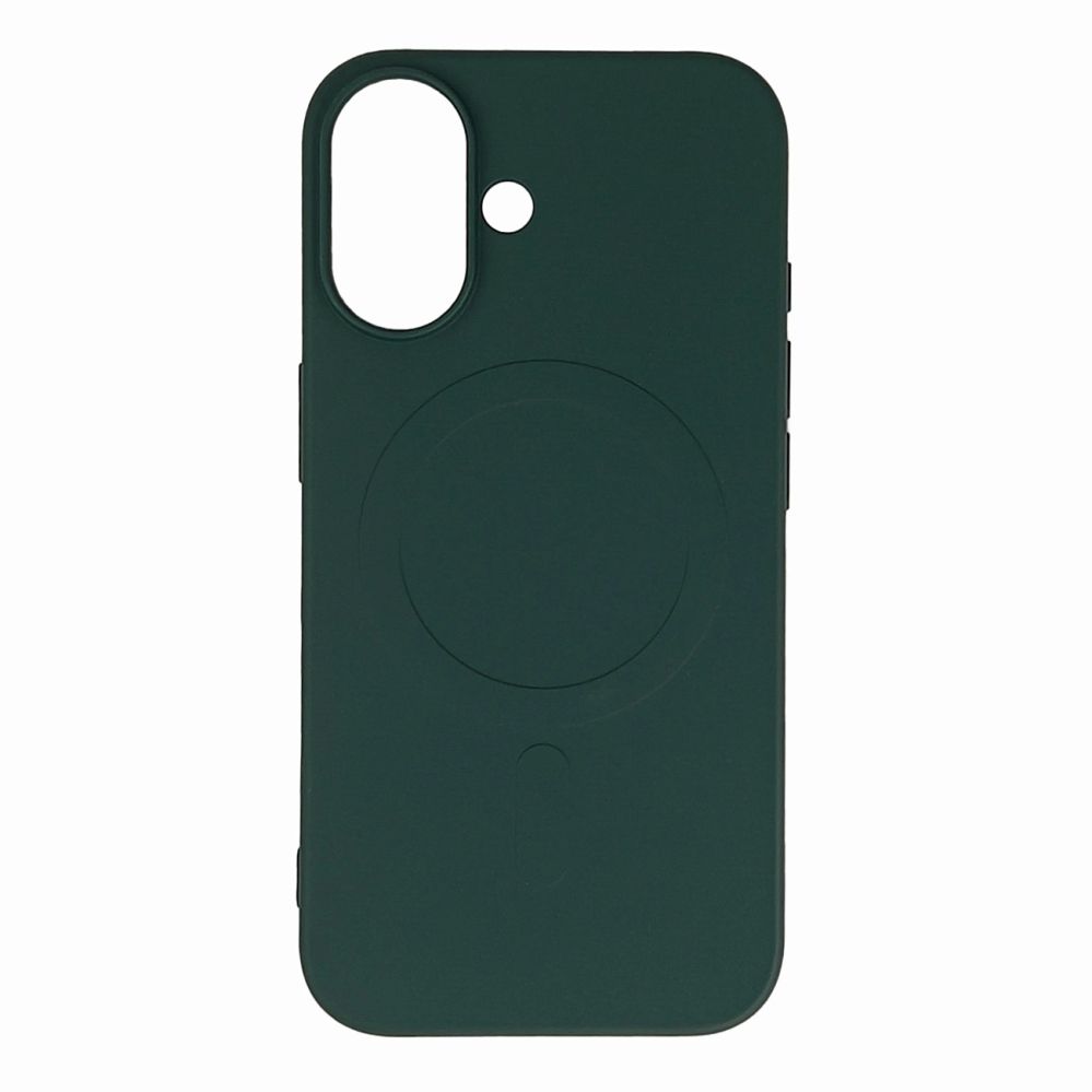 Tagakaaned Hurtel Liquid Silicone Case with MagSafe for Samsung Galaxy S25 Edge - Green