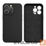 Back panel cover Hurtel  Silicone Case for Samsung Galaxy S25 Edge - Black 