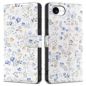 Muud kaubad Tech-Protect  Tech-Protect Wallet Case for iPhone 16e - Daisies with Leaves 